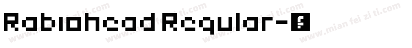 Rabiohead Regular字体转换